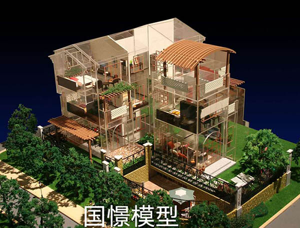 佛坪县建筑模型