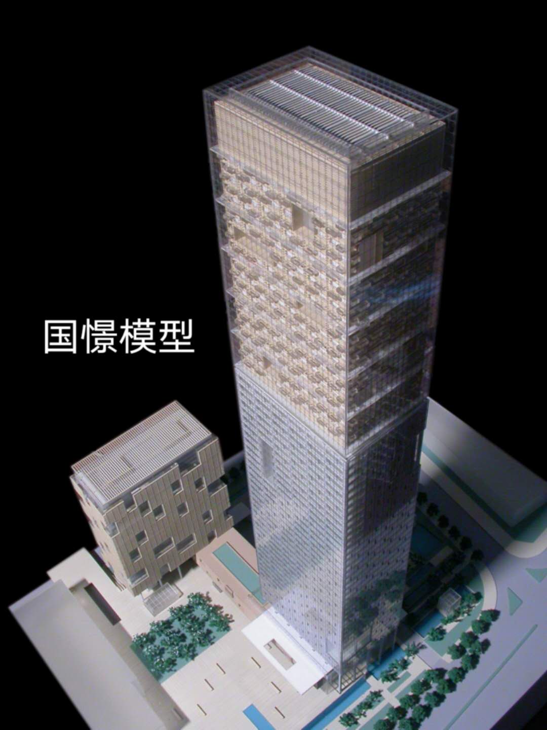 佛坪县建筑模型